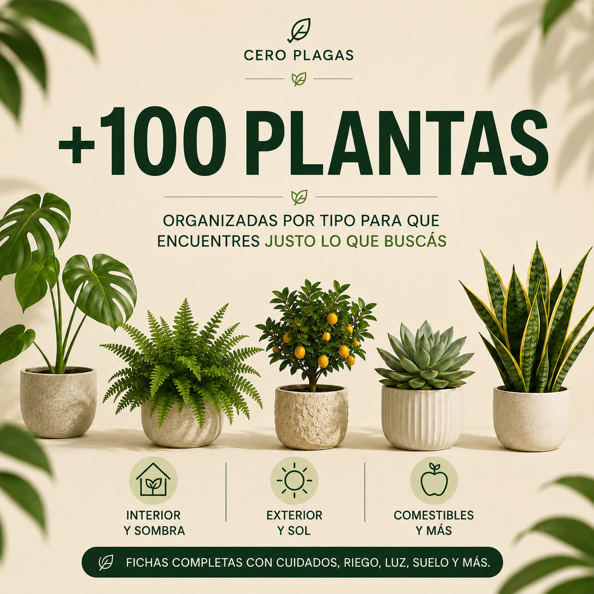 GUÍA DIGITAL COMPLETA PARA APRENDER TODO SOBRE PLANTAS