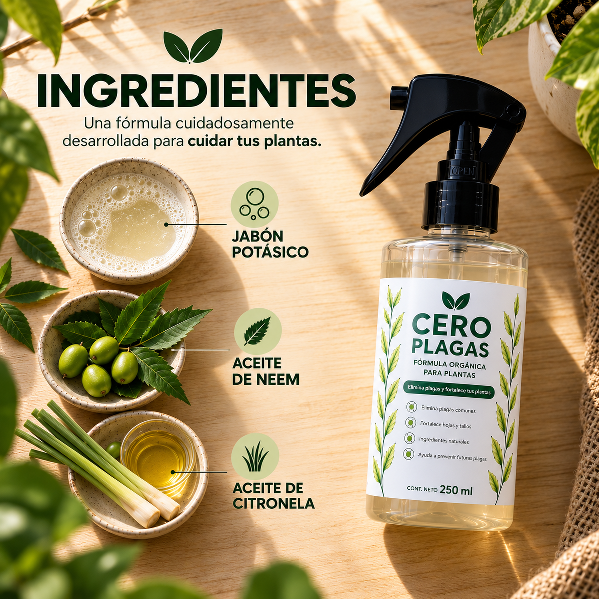 CERO PLAGAS | ELIMINÁ LAS PLAGAS DE TUS PLANTAS