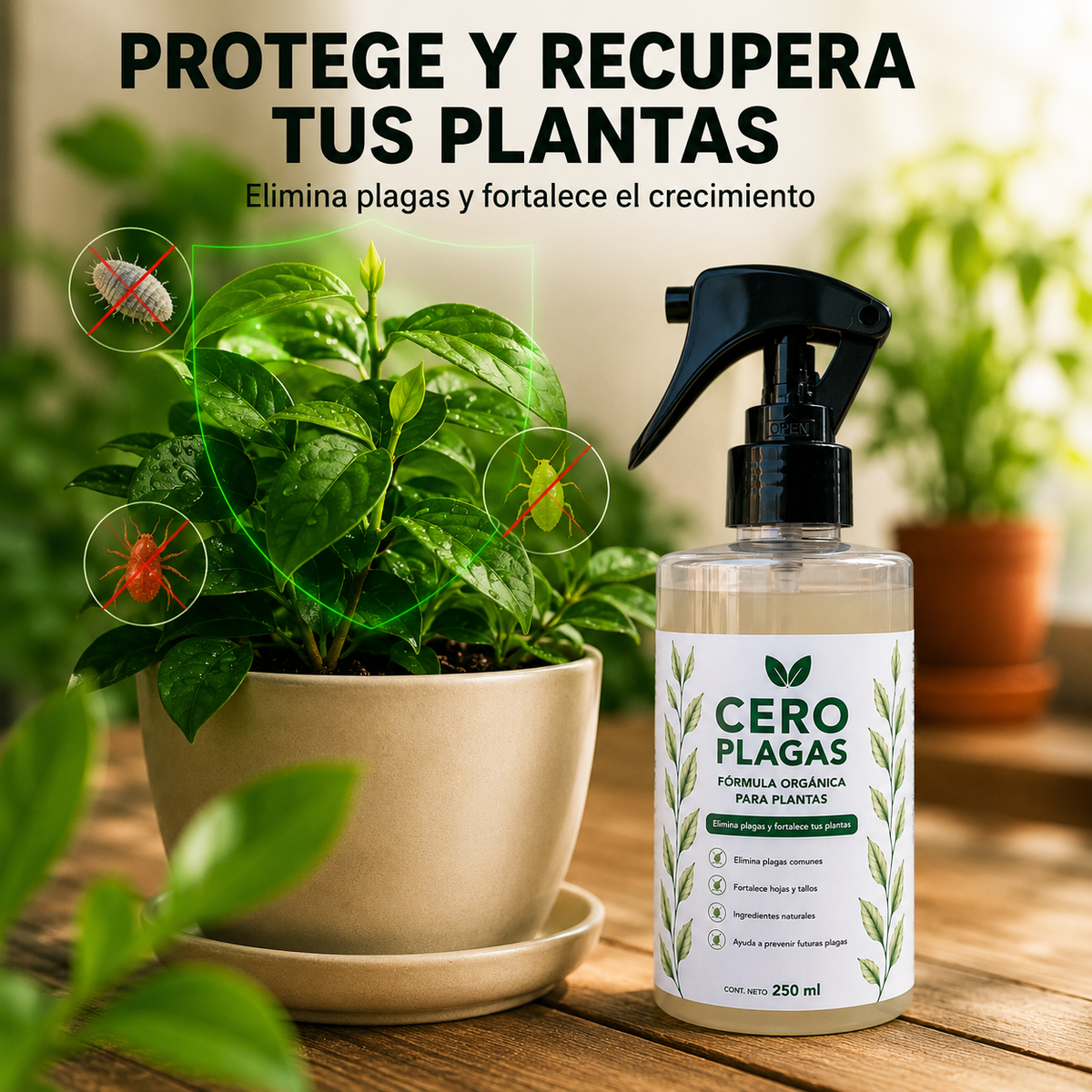 CERO PLAGAS | ELIMINÁ LAS PLAGAS DE TUS PLANTAS